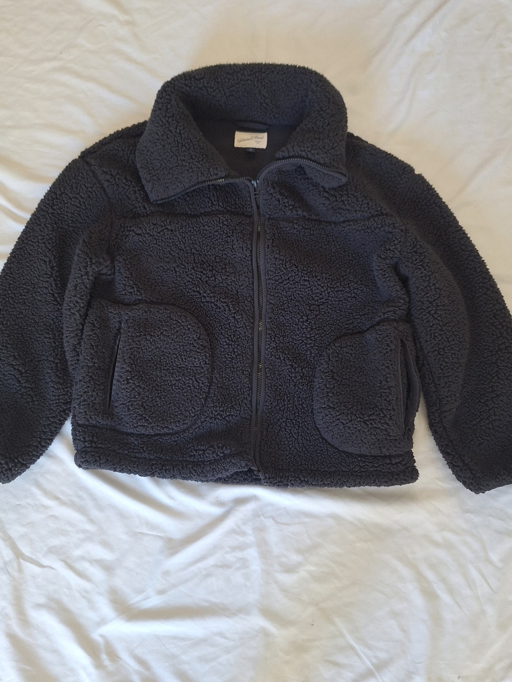 Universal Thread Womens Thick Fleece Winter/Fall Jacket Gray Medium